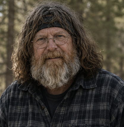 Magnus Falk in the forest